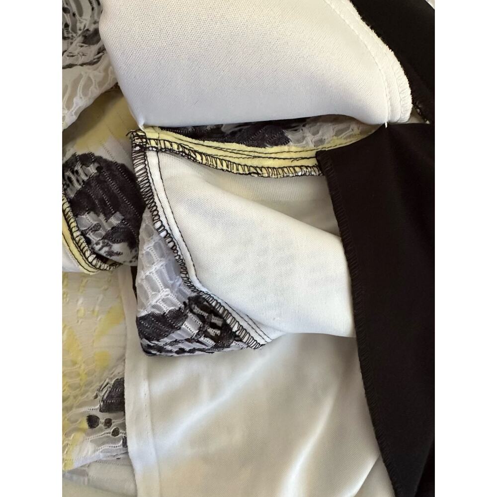 R&M Richards Womens‎ Cardigan Top Size 24W Open Front Floral USA Vintage - Picture 9 of 9